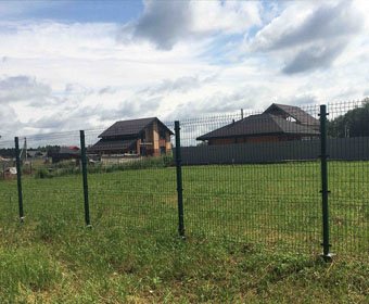 3D забор для частного дома